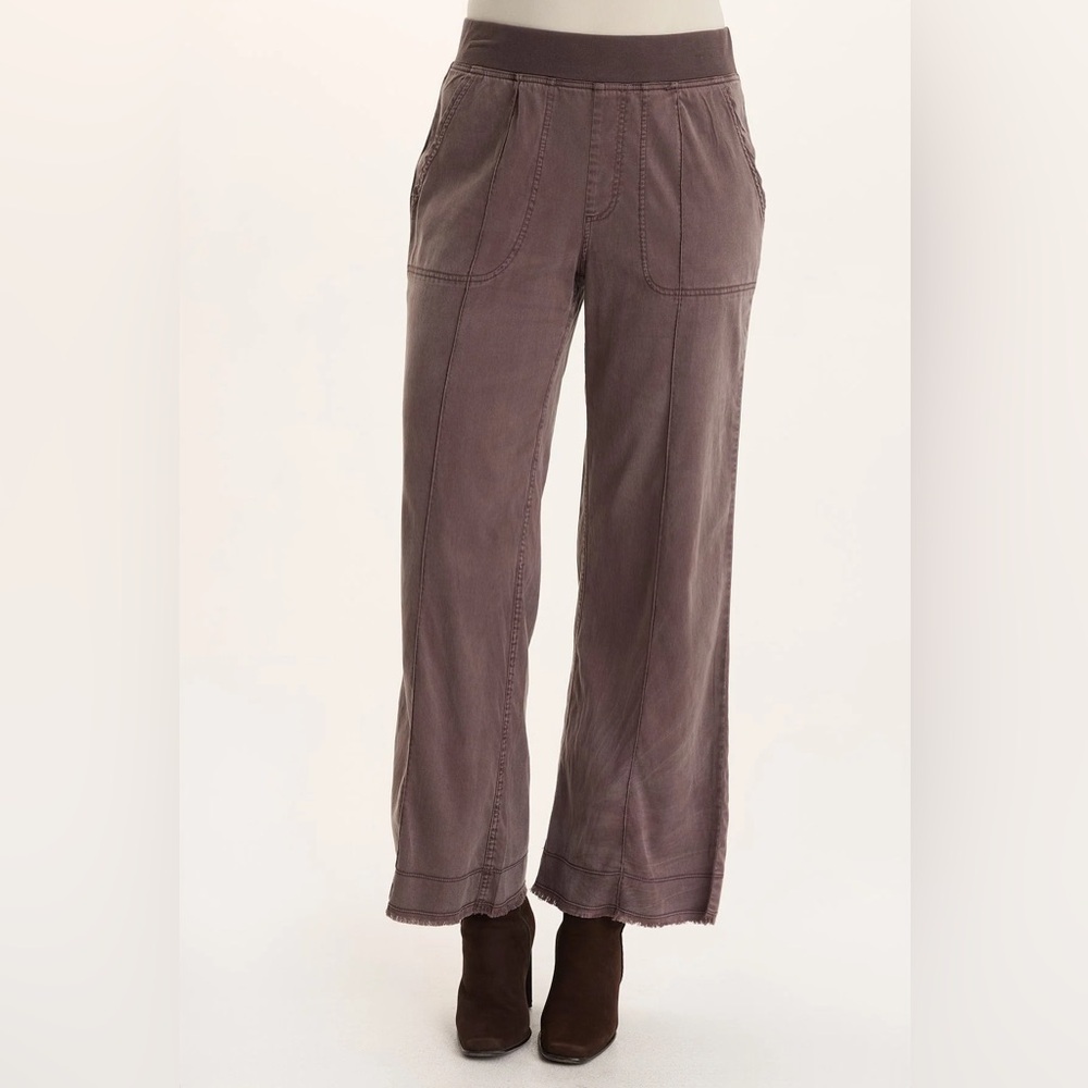 XCVI ORN TENCEL PULL-ON WIDE-LEG PANT  In Bistro Pigment